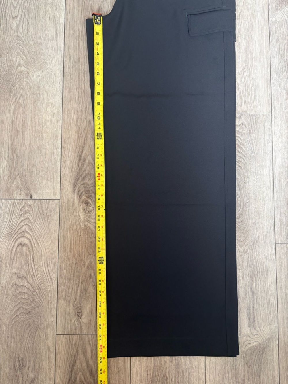 Athleta Promenade Cargo Pant Black L Tall NWT Wide Leg Travel Hiking Athleisure - Picture 3 of 10